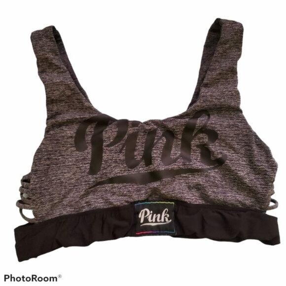 PINK Victoria's Secret Other - Pink womens Sport Bra size XS to small in my opinion no tag gray/black color